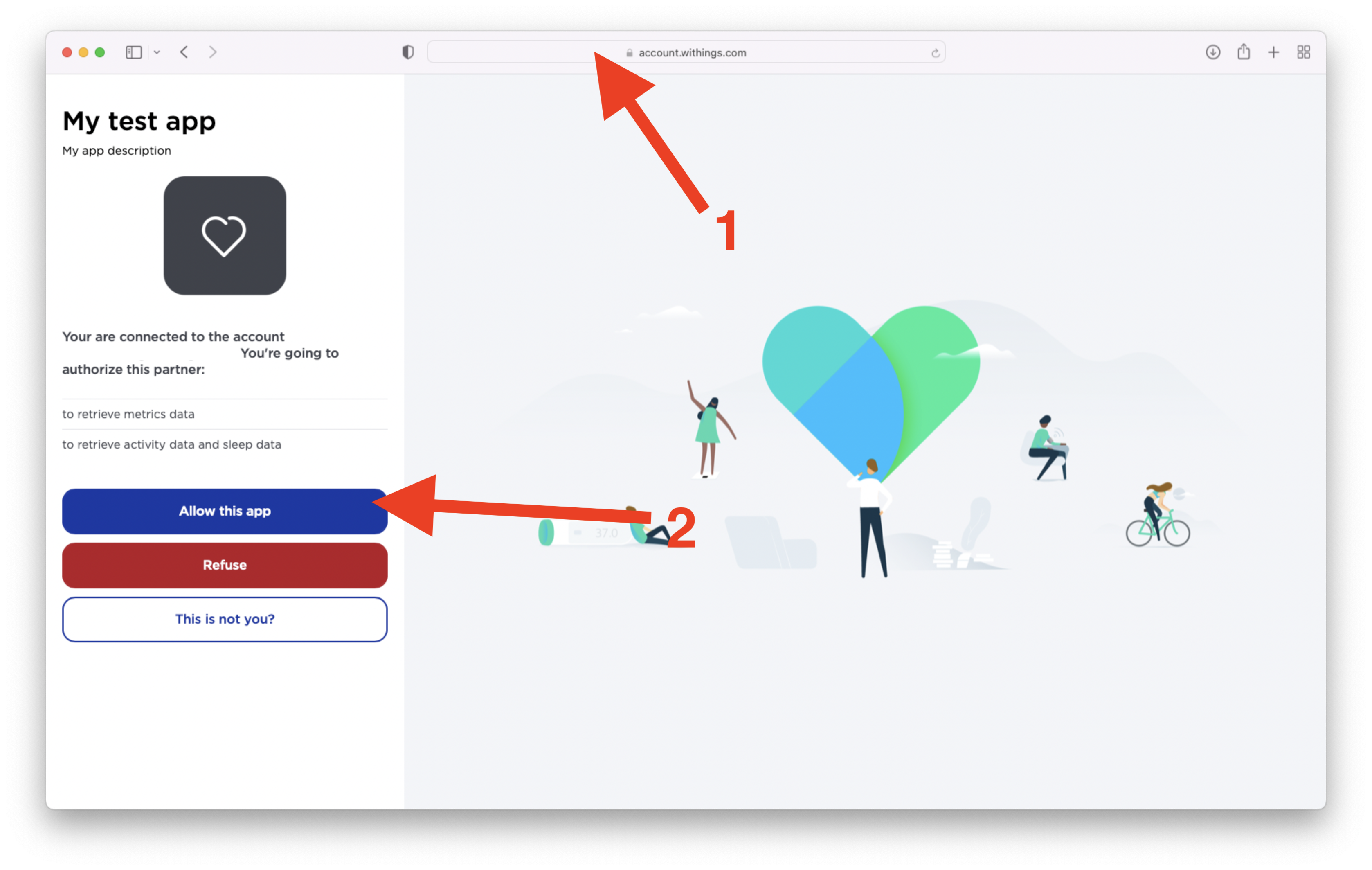 OAuth2.0 v2 - Get Auth code | Withings Public API Integration | Postman ...