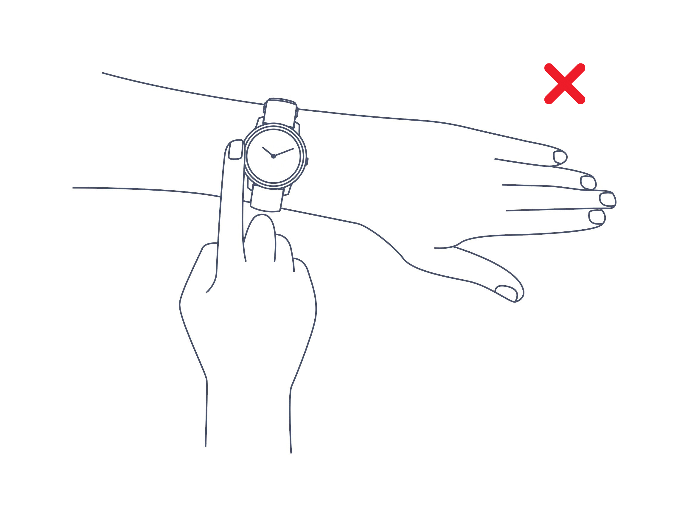 Hand position to avoid - example 1